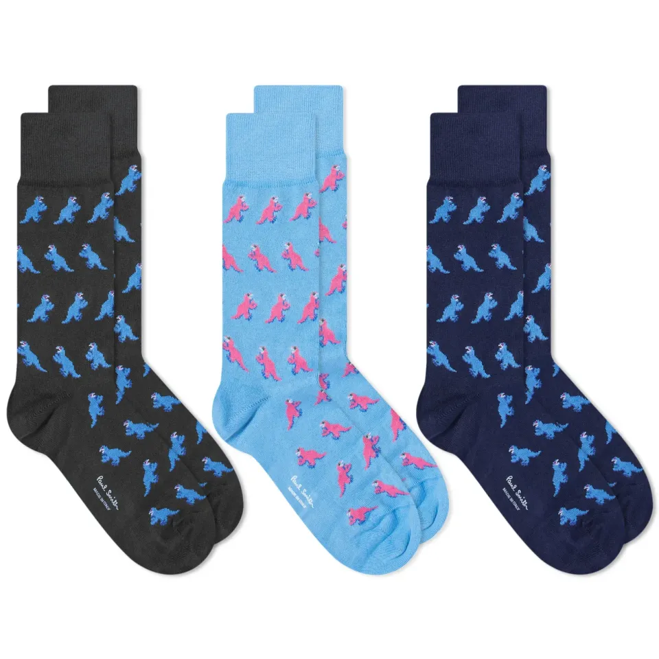 Dino Socks - 3 Pack