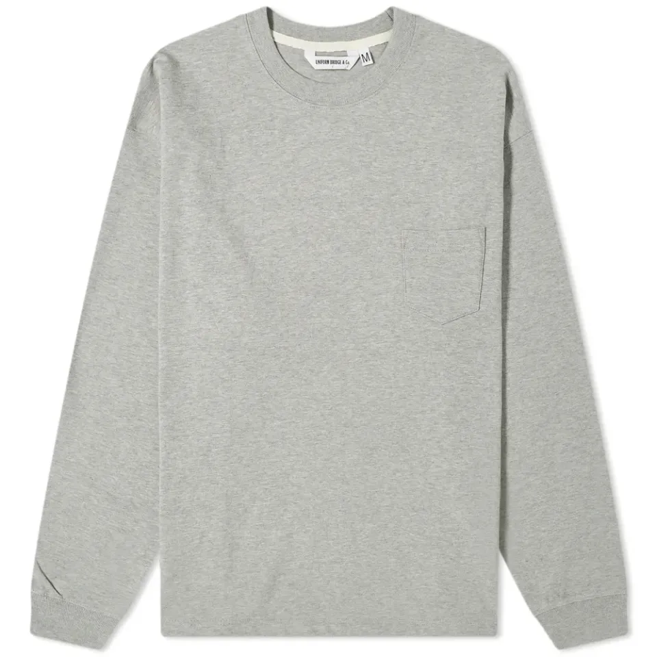 Long Sleeve Drawstring Pocket T-Shirt