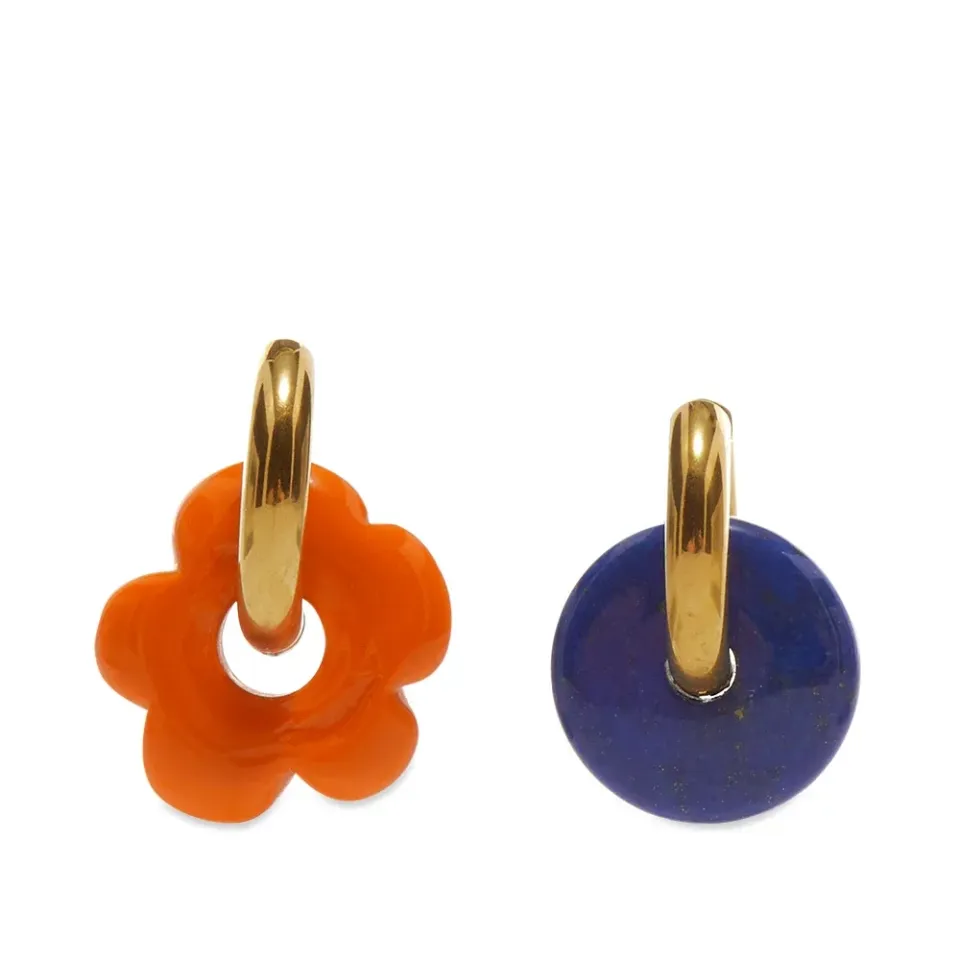 Flower Hoop Earring