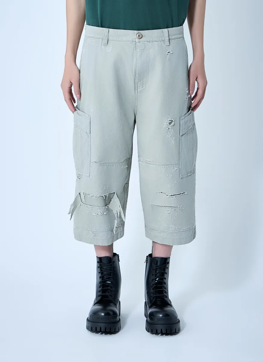 Cropped Cargo Pants