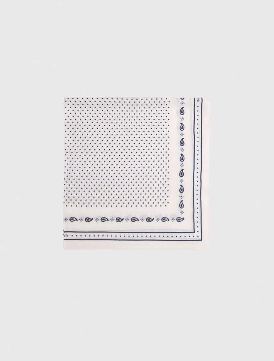 90x90 printed silk scarf