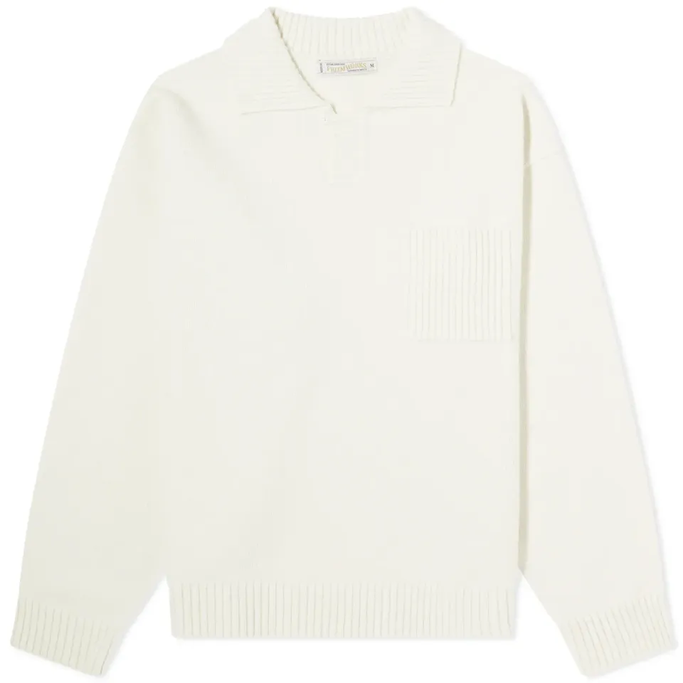 Collar Knit Pullover Sweater