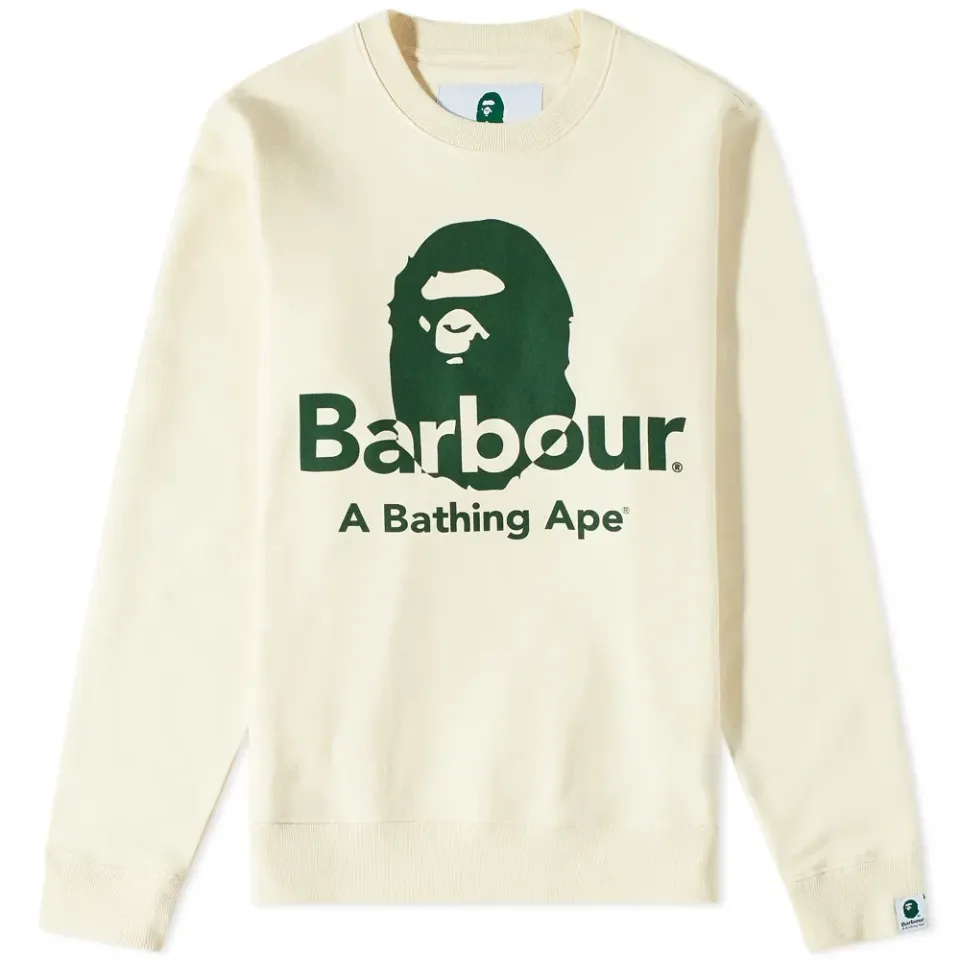 x A Bathing Ape Crew Sweat
