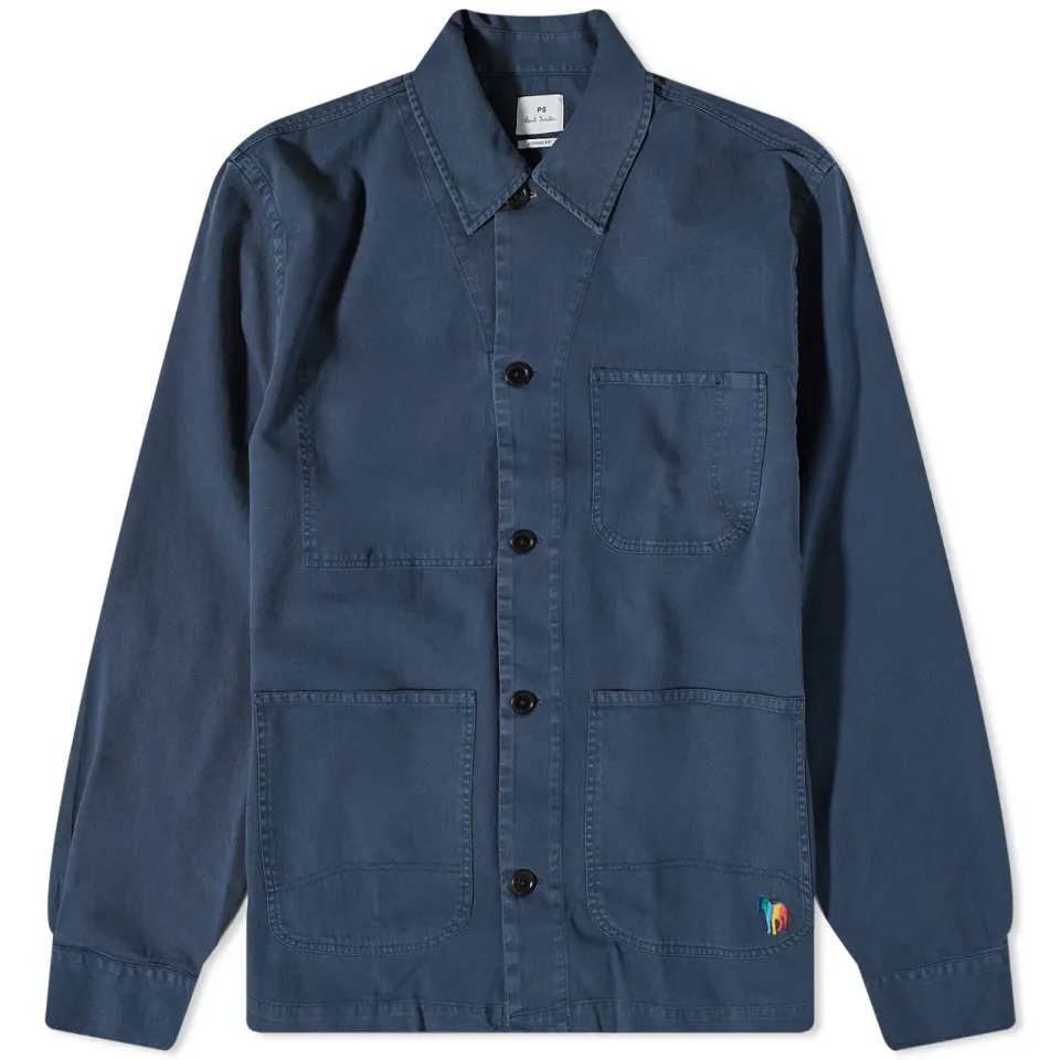 Broad Stripe Zebra Chore Jacket