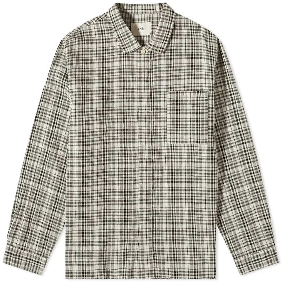 Check Patch Shirt