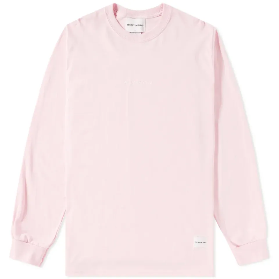 Long Sleeve Embroidered Logo Tee