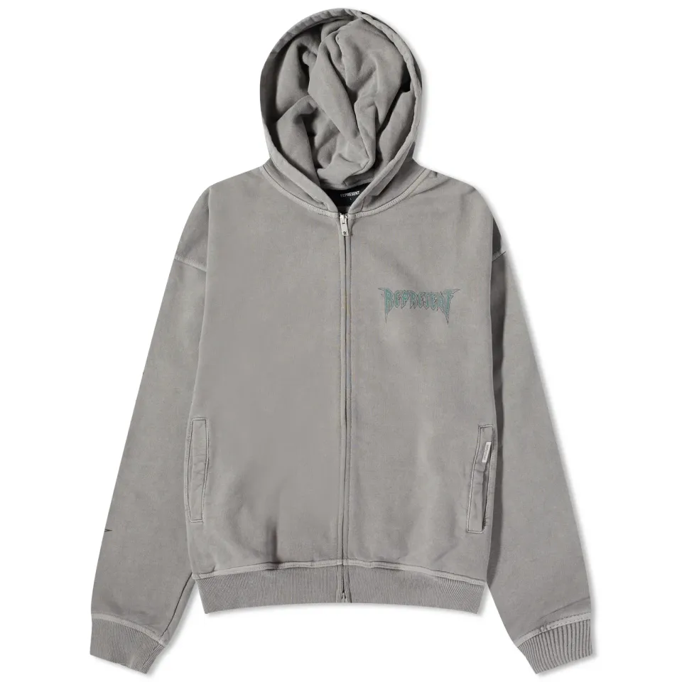Rock Logo Zip Up Hoodie