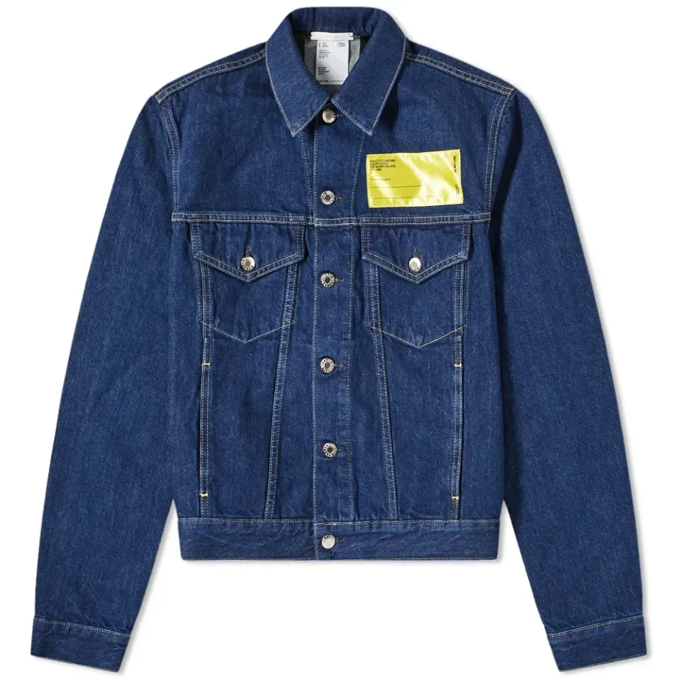 Patch Logo Trucker Denim Jacket