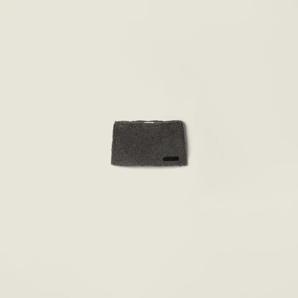 Fleece miniskirt