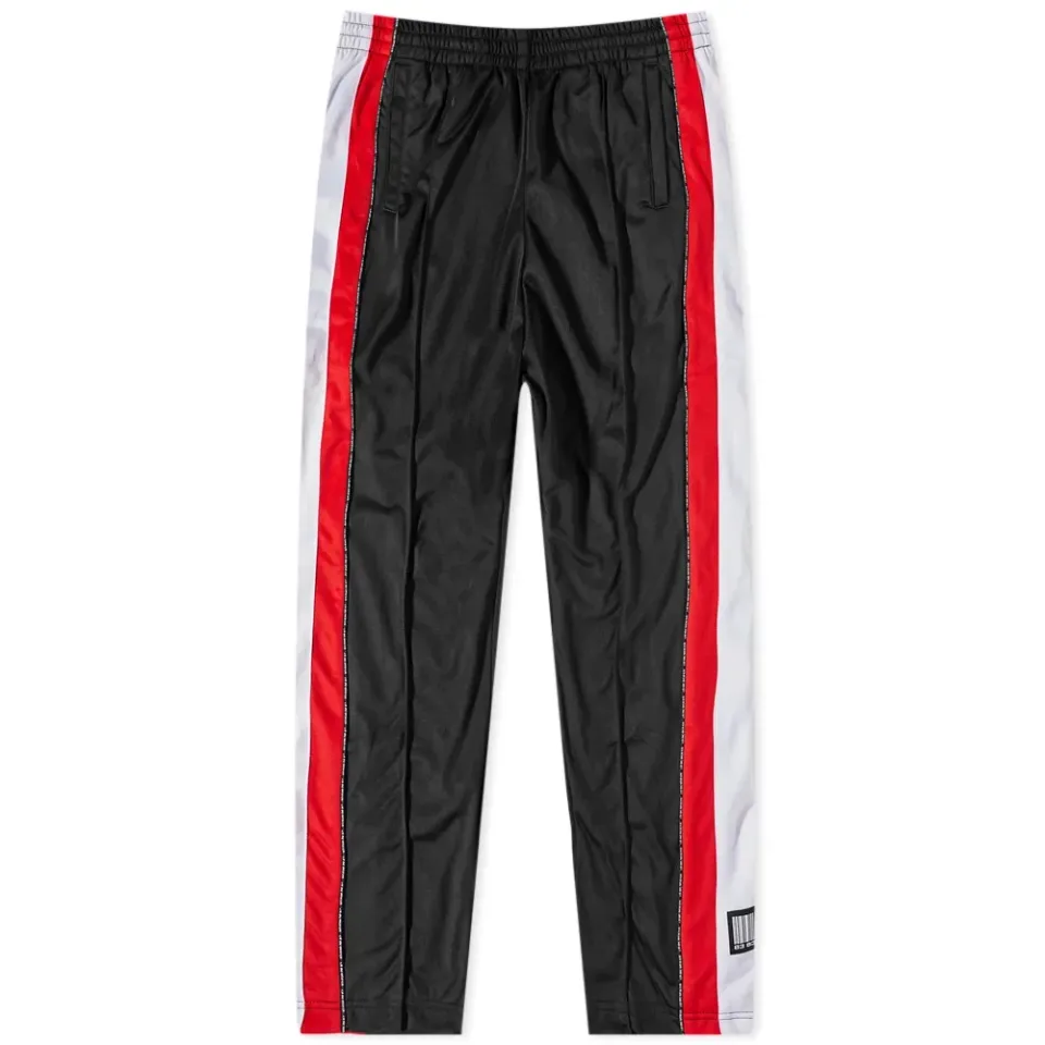 Side Striped Barcode Track Pants