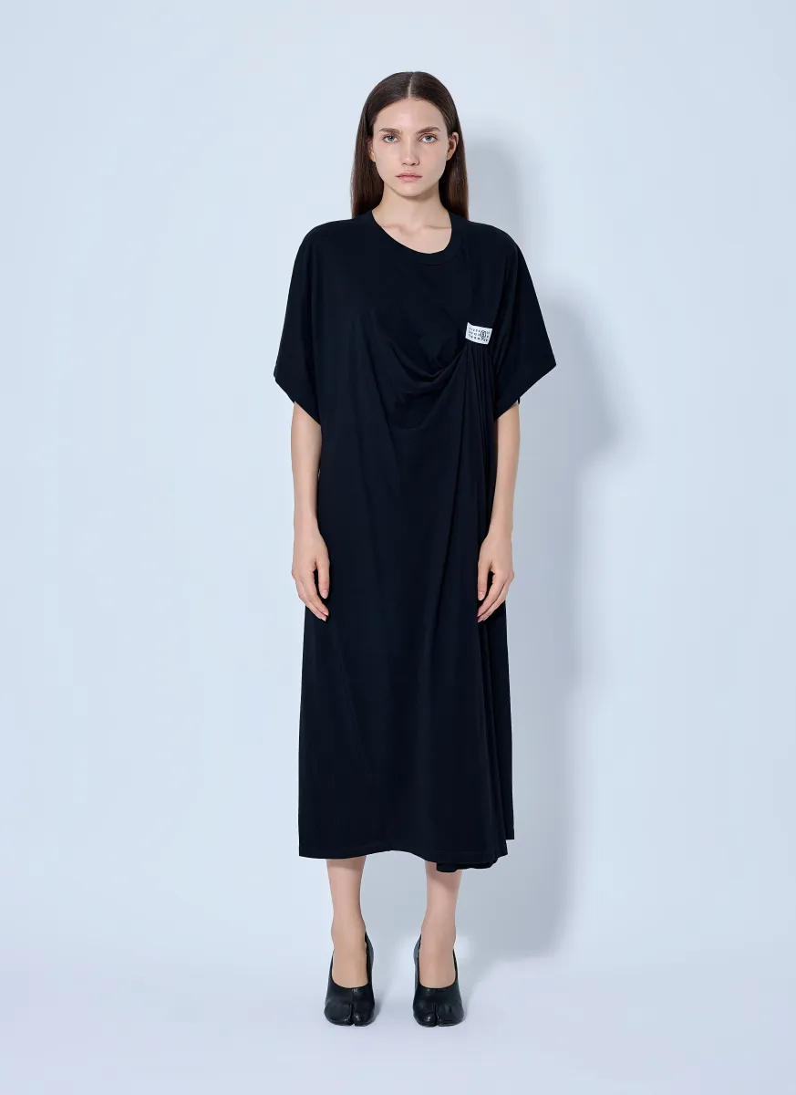 Draped Midi Dress