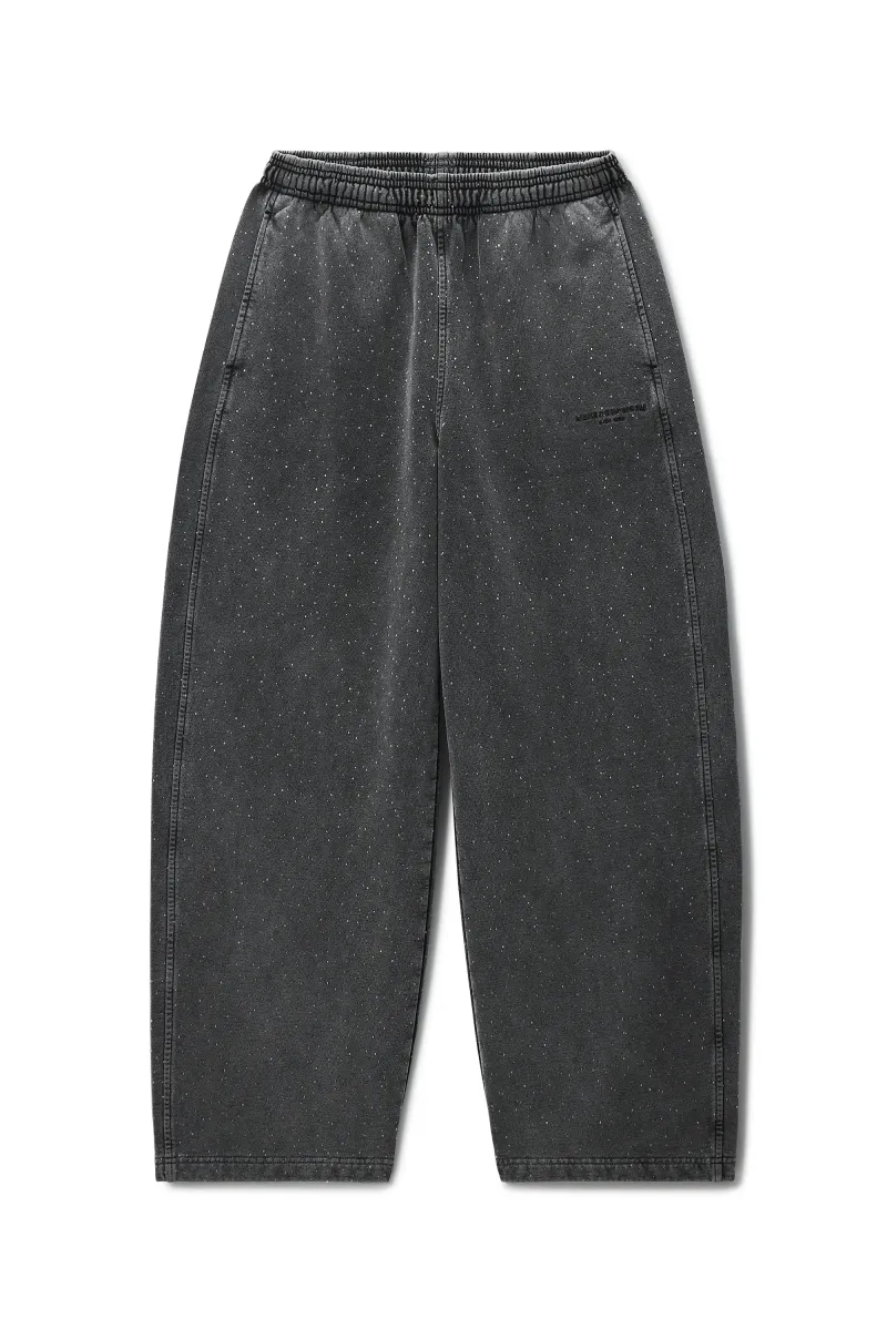 CRYSTAL HOTFIX MID-RISE OVERSIZED SWEATPANT