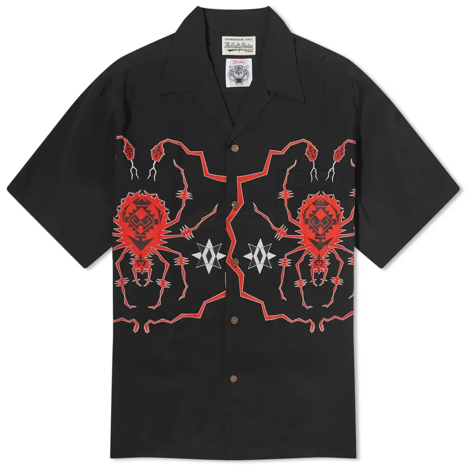 Short Sleeve Wolf's Head Type 1 Hawaiian Shirt