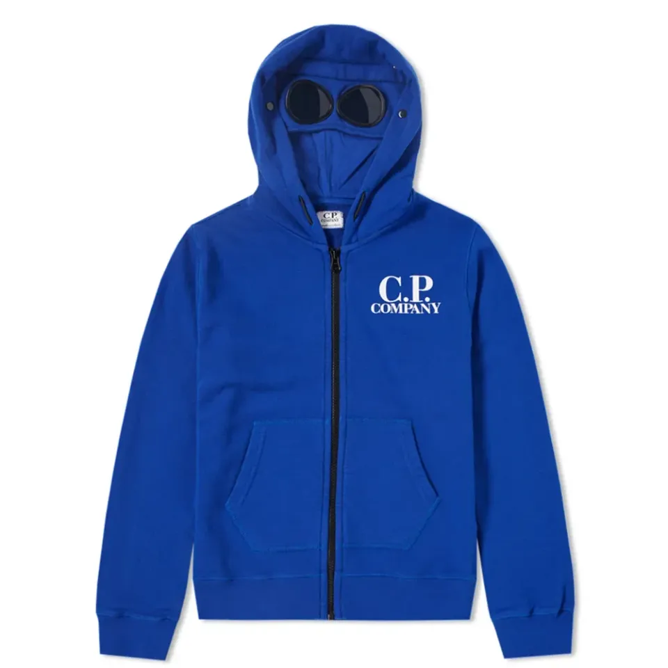 Logo Goggle Zip Hoody