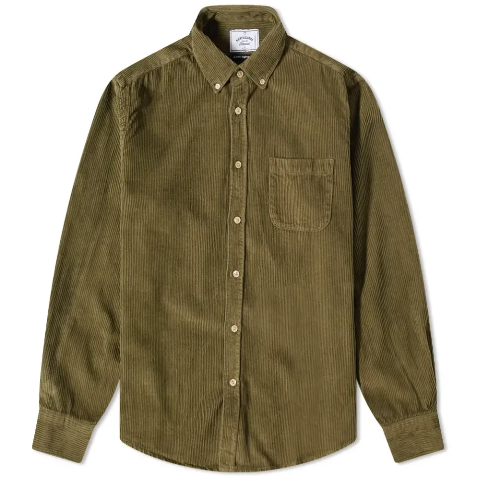 Lobo Button Down Corduroy Shirt