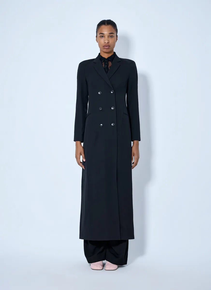 Ronna Double-Breasted Wool Coat