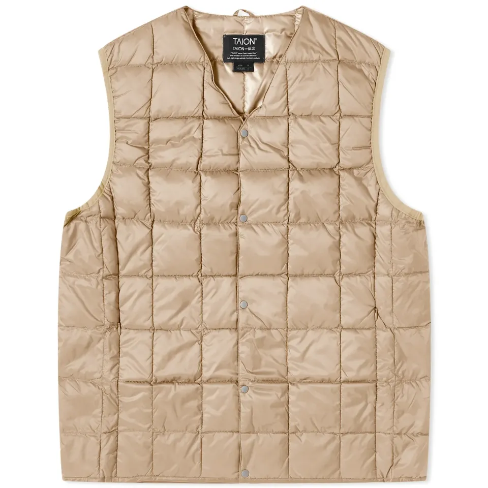 V-Neck Down Vest