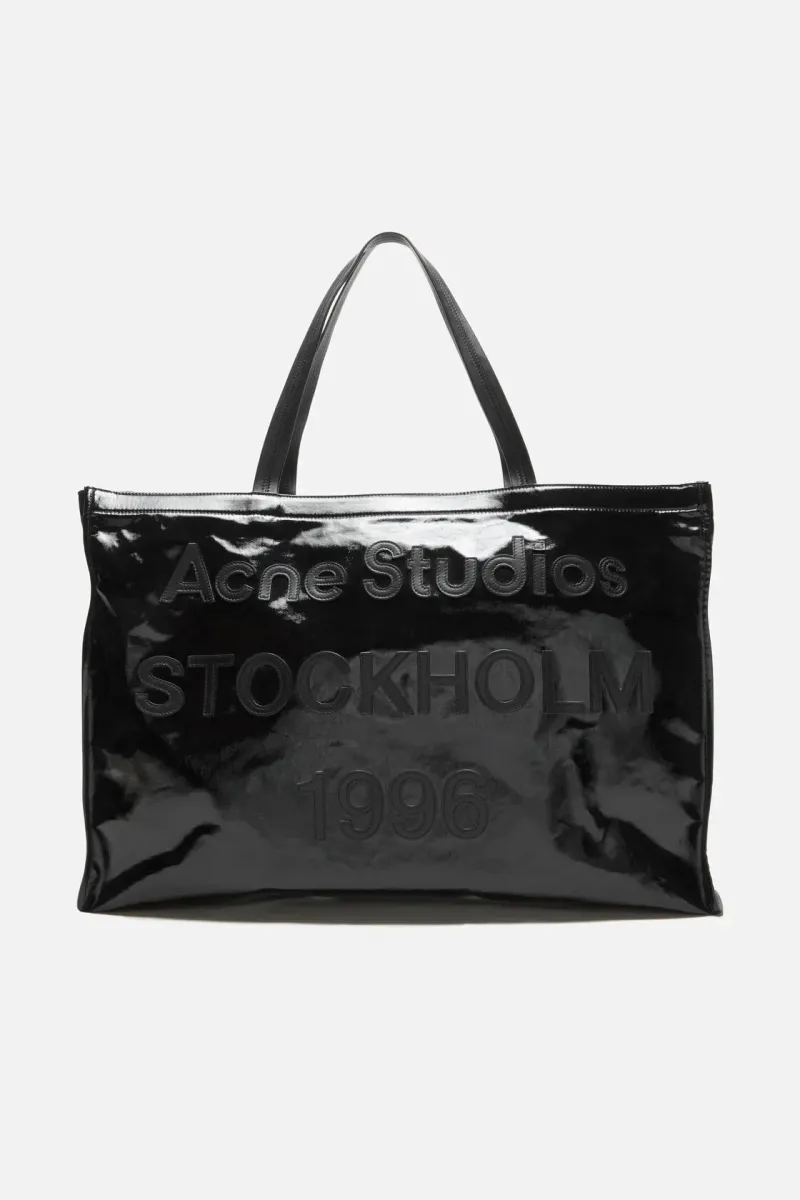Logo shopper tote