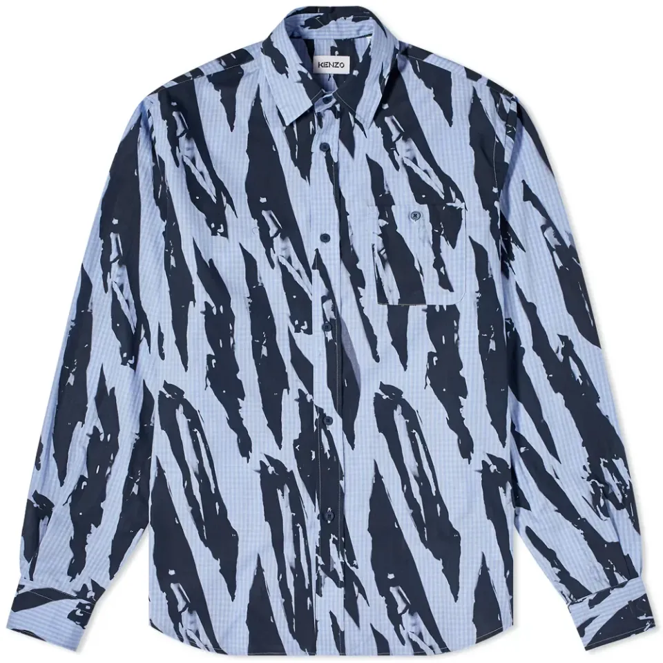 Printed Camo Shirt