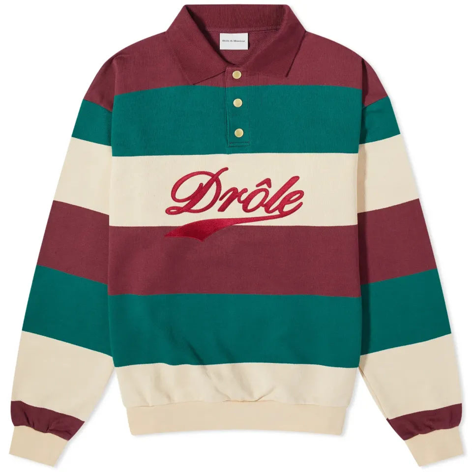 Stripe Logo Rugby Shirt