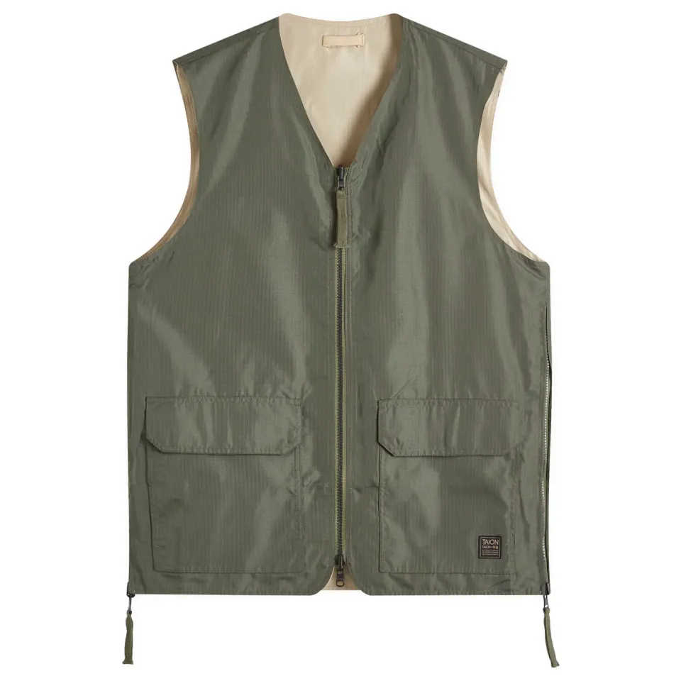 Military Reversible V-Neck Vest