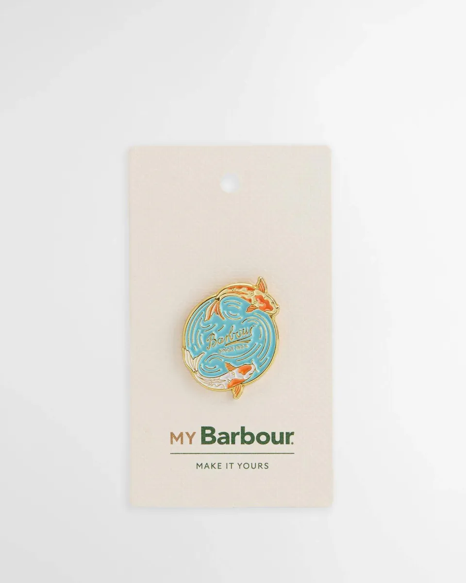 Koi Fish Pin Badge
