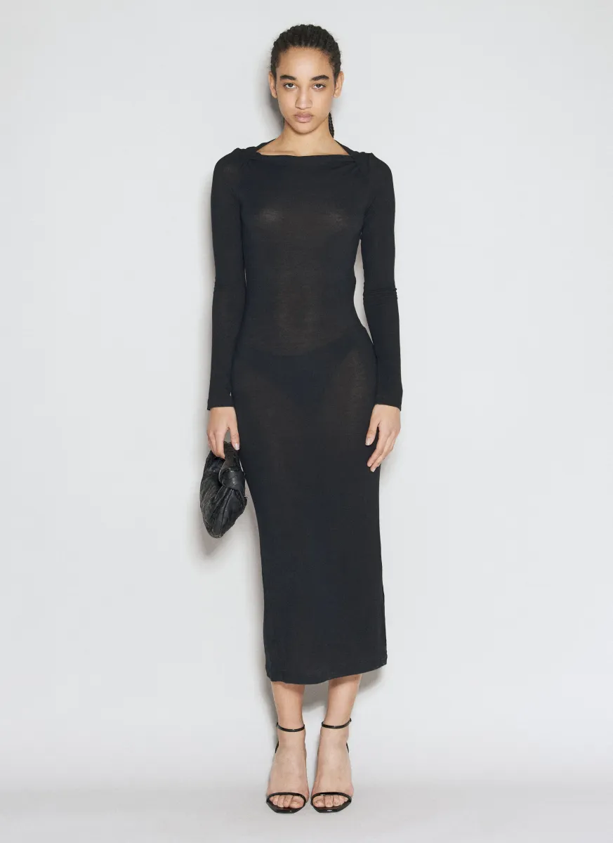 Open-Back Midi Dress