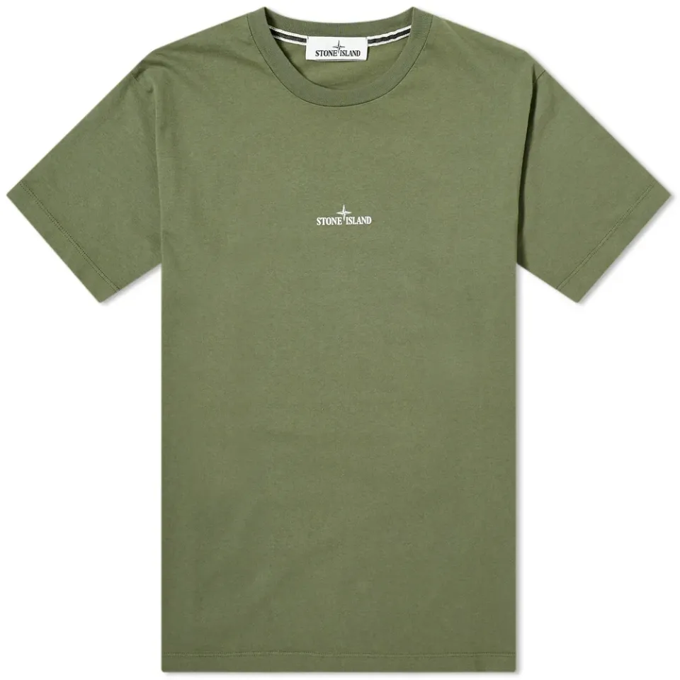 Chest Logo Back Print Tee