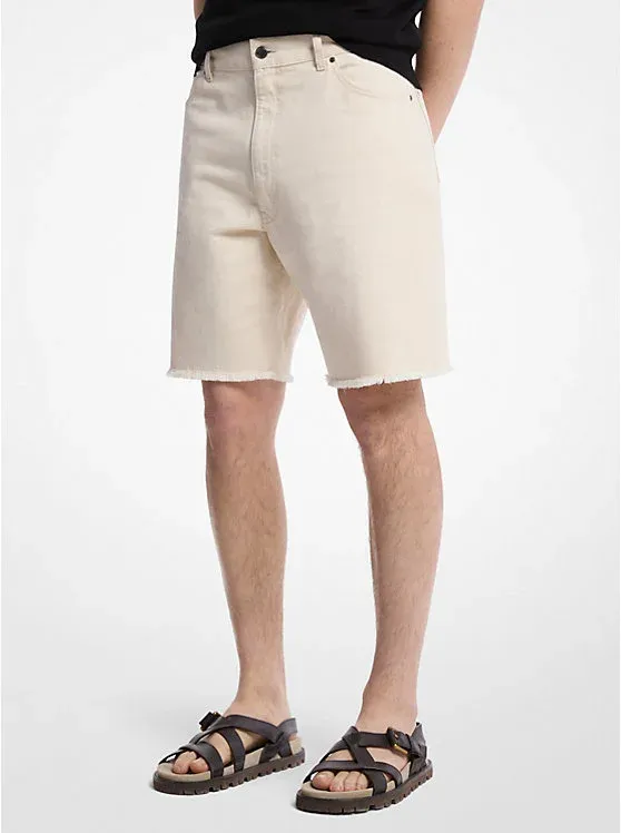 Frayed Denim Shorts