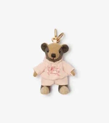 Thomas Bear Charm in Pink - Women, Cashmere