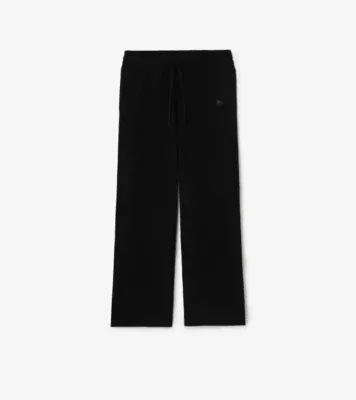 Cashmere Blend Track Pants in Black