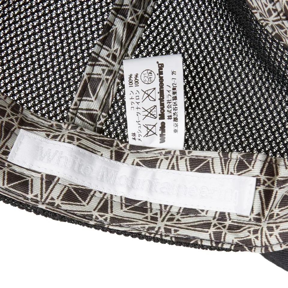 Anchor Print Mesh Cap