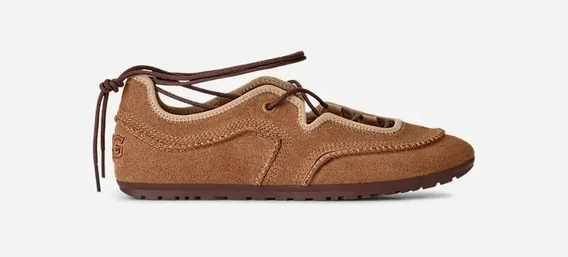 Quill Ballet Trainer, Suede/Polyester
