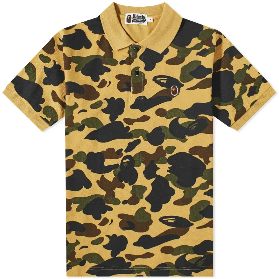 1st Camo One Point Polo