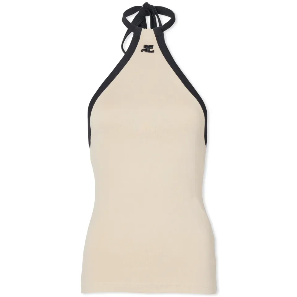 Courrèges Choker Contrast Top