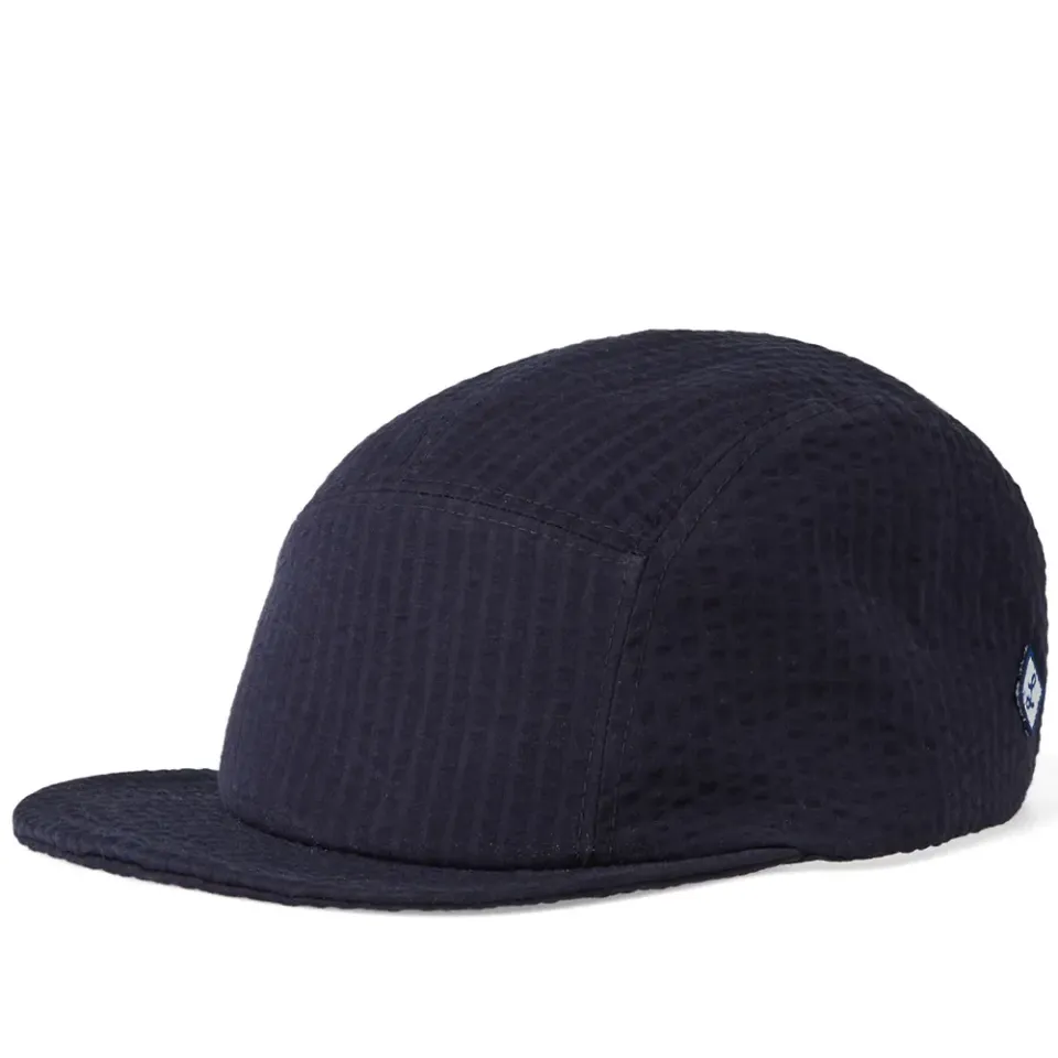 Seersucker 5 Panel Cap