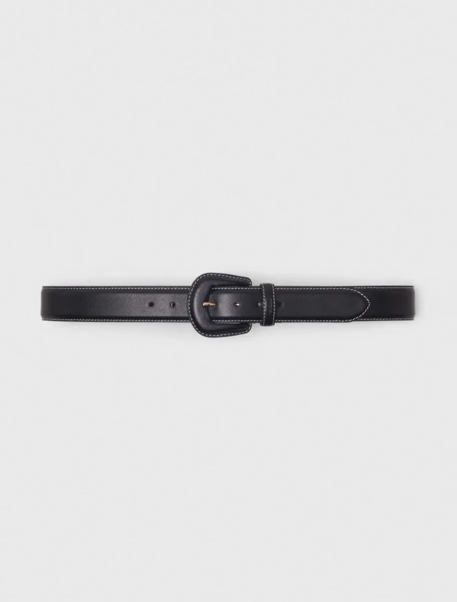 Leather belt