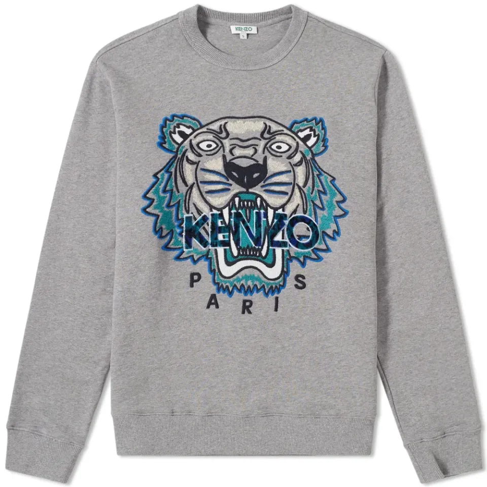Leopard Tiger Embroidered Sweat
