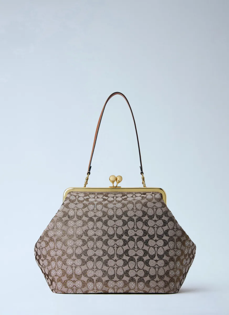 Large Kisslock Frame Bag