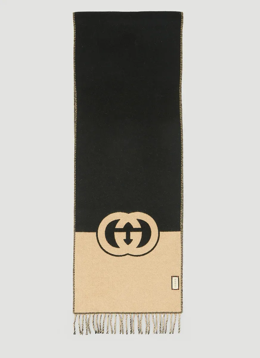 Double G Bicolour Scarf