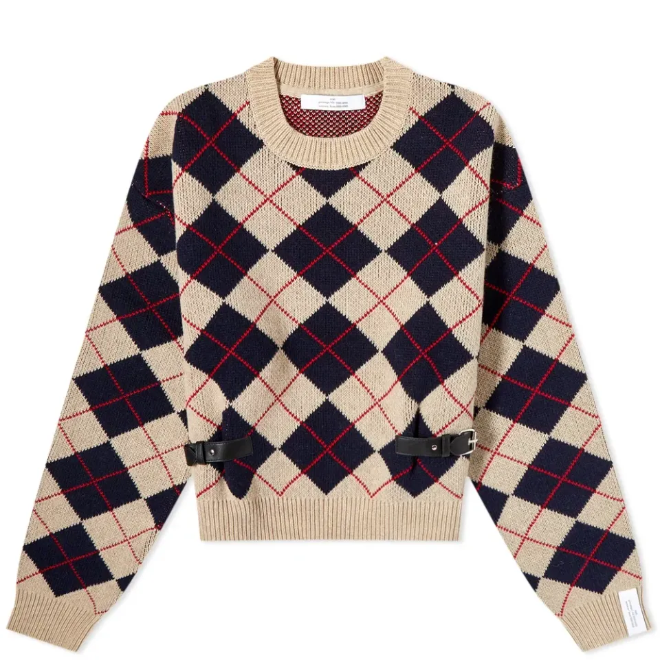 Argyle Knitted Sweater