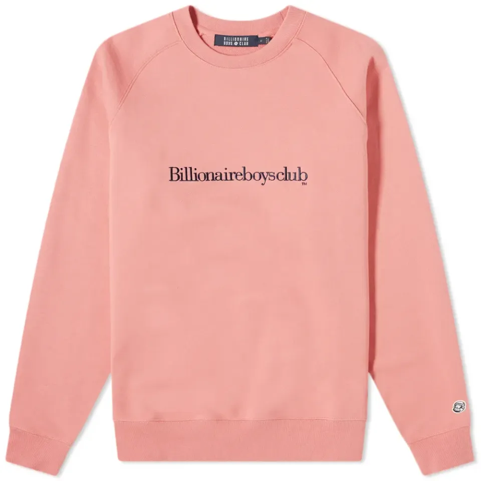 Embroidered Serif Logo Crewneck