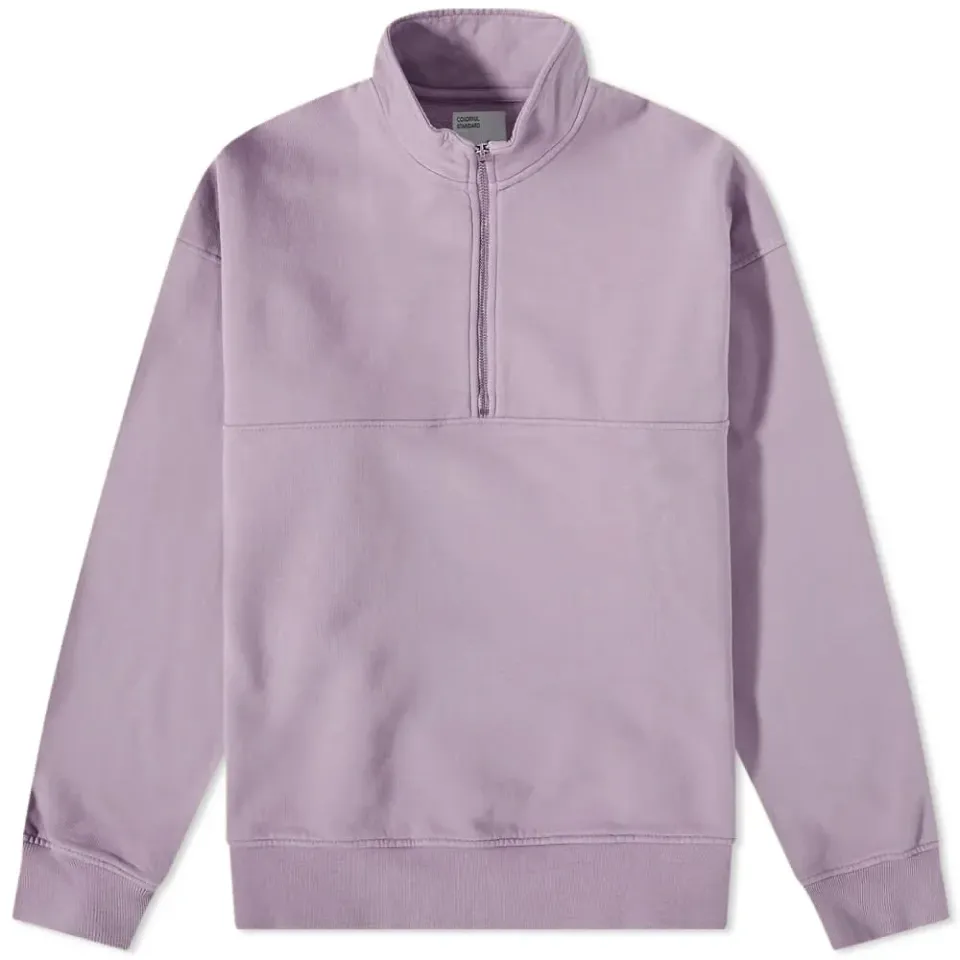 Organic Quarter Zip Crew Sweat