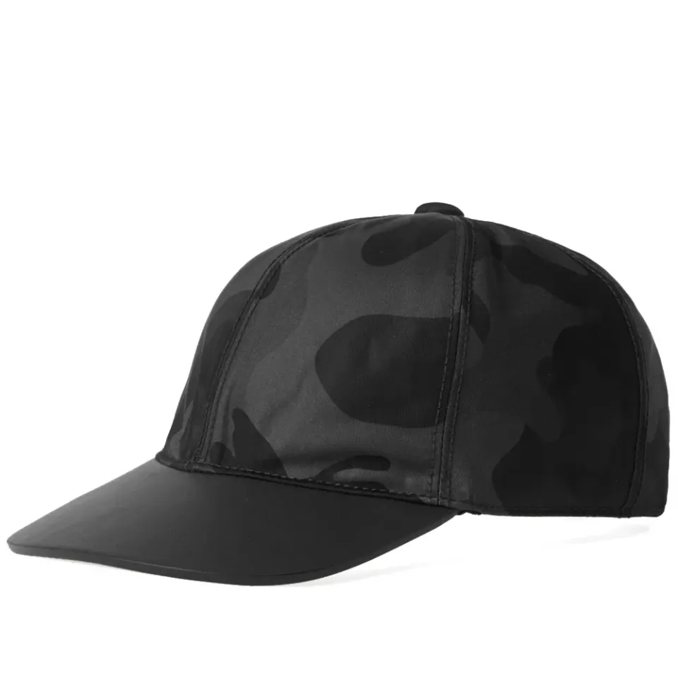 Nylon Jacquard Camo Cap