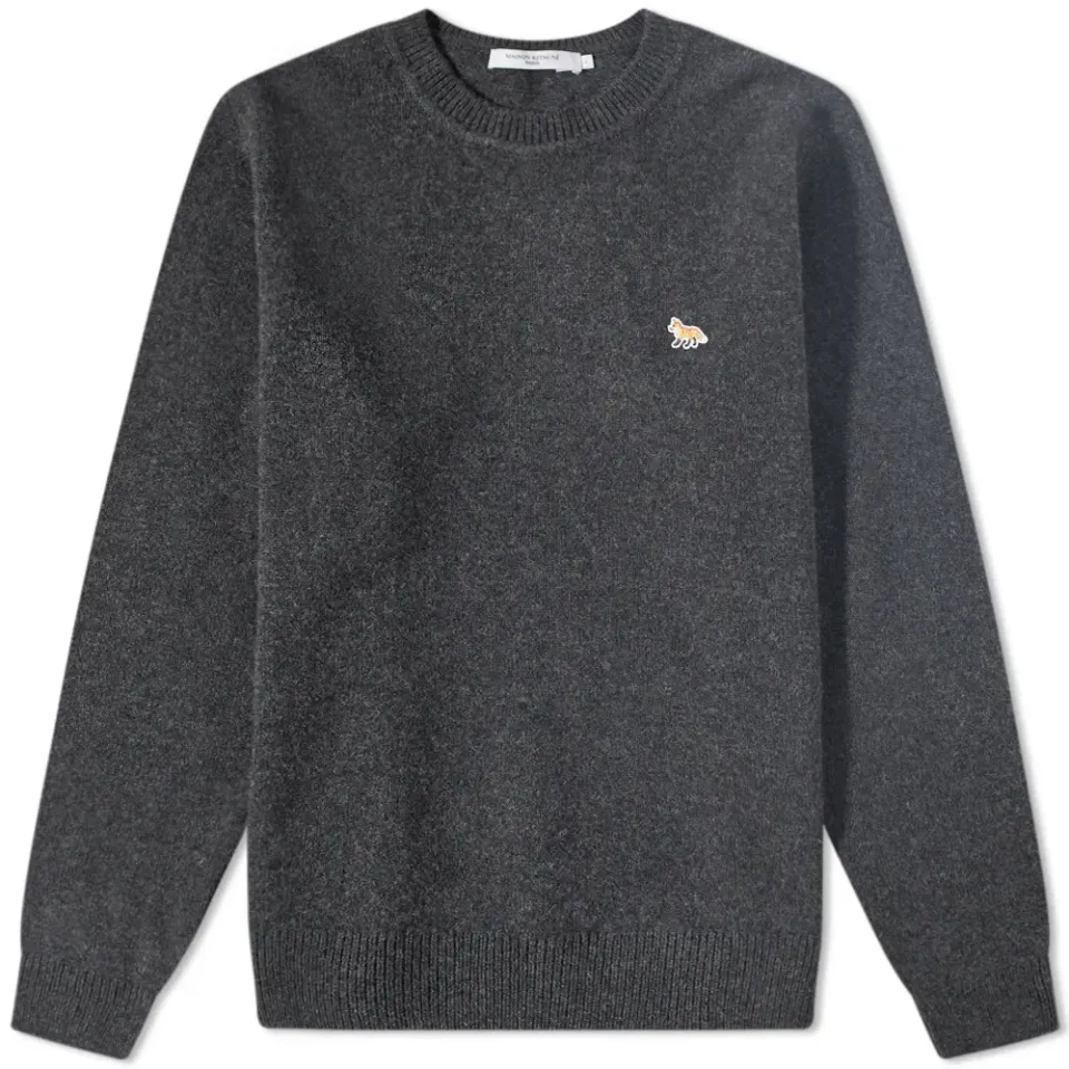 Baby Fox Patch Cosy Crew Knit