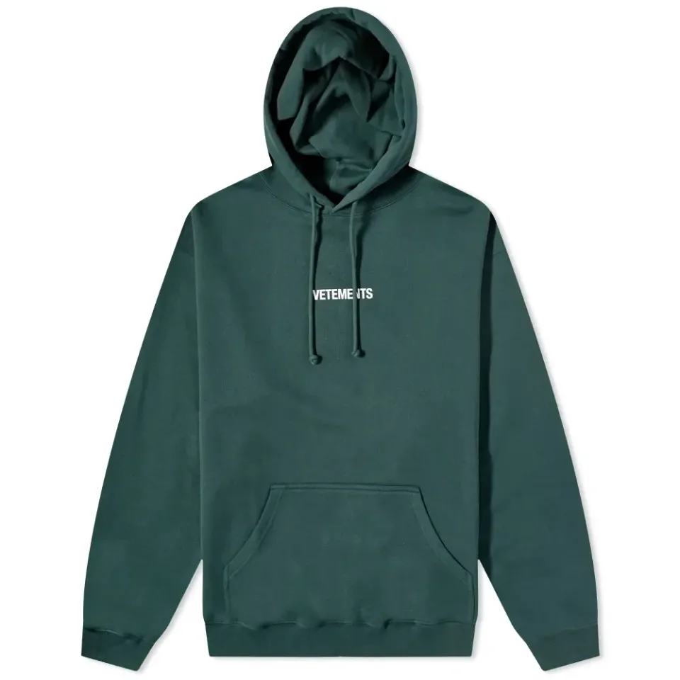 Logo Label Popover Hoodie