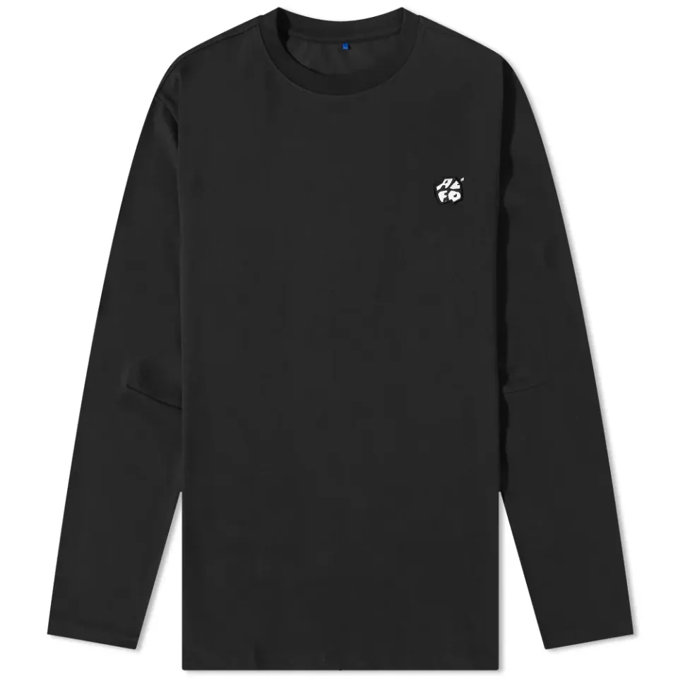 Long Sleeve Patch Logo T-Shirt