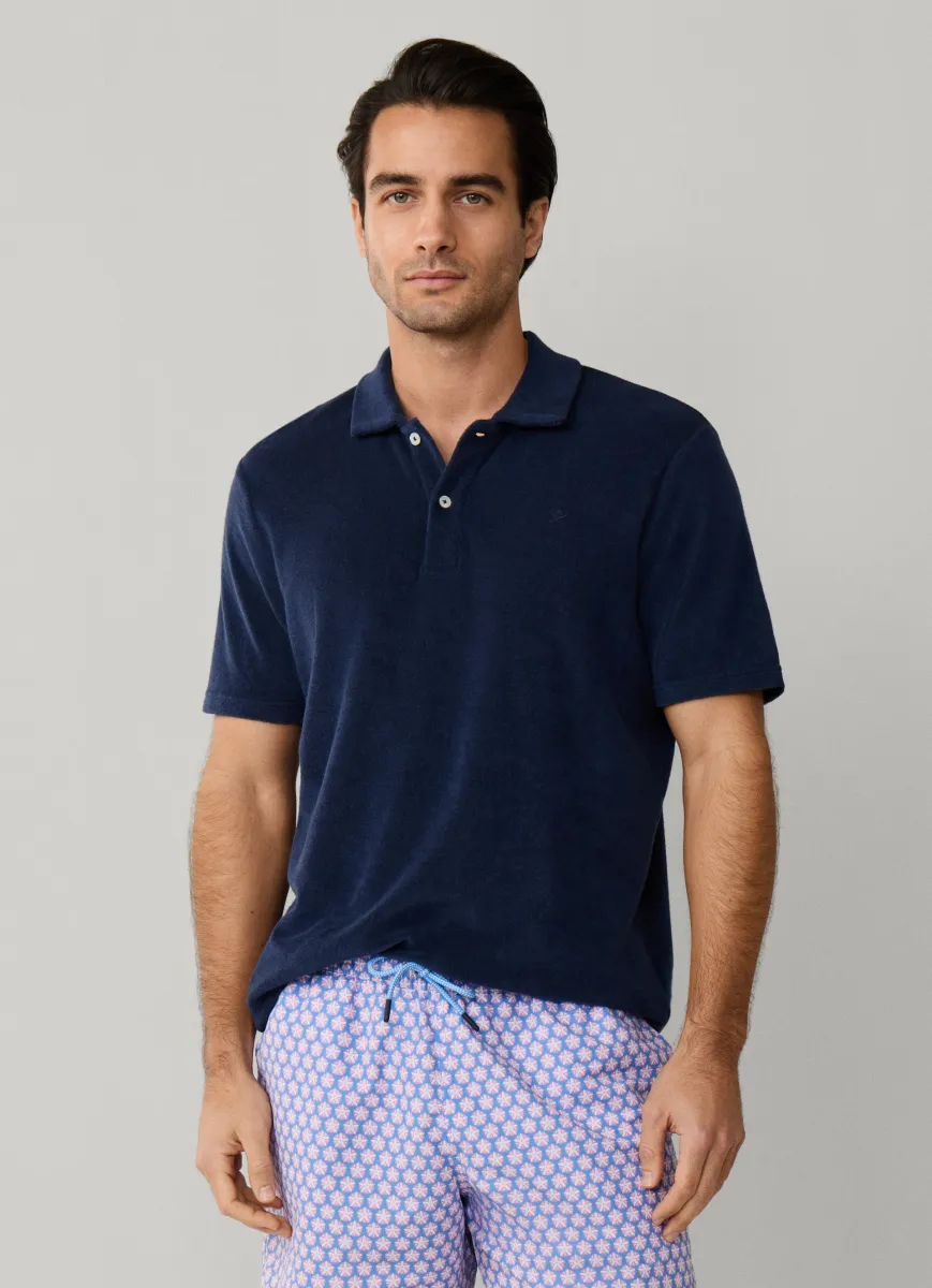 Towelling Short Sleeve Polo