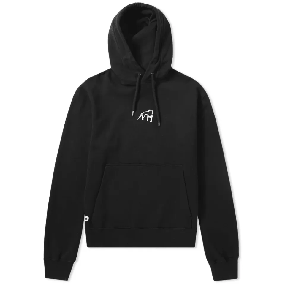 Lion Print Acid Hoody
