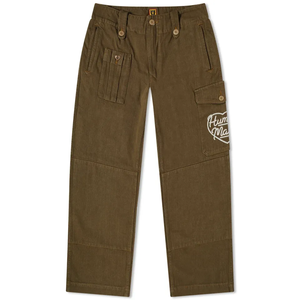 Military Denim Cargo Pant